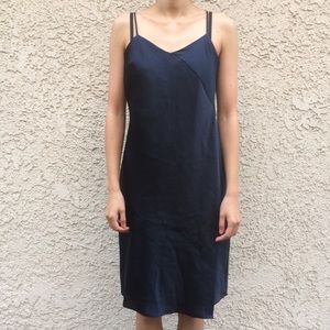 Banana Republic Navy Blue Slip Dress